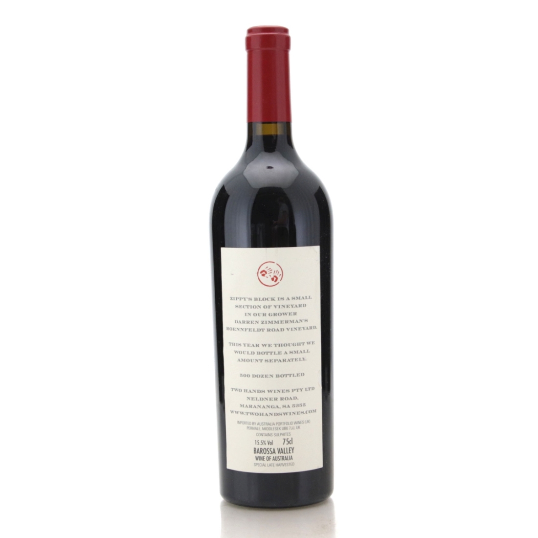 Image for Two Hands Zippy's Block Shiraz 2005