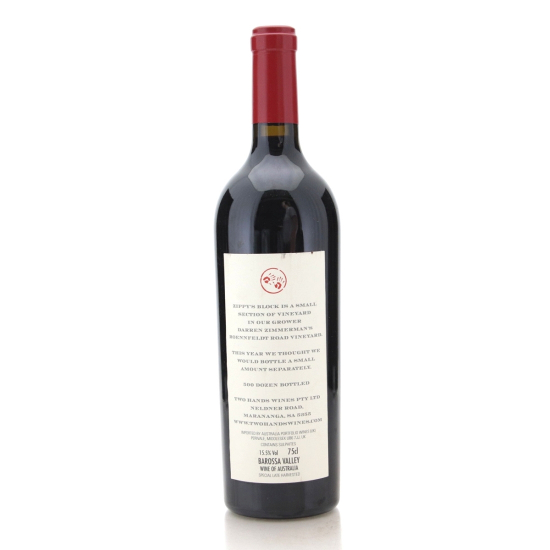 Image for Two Hands Zippy's Block Shiraz 2005