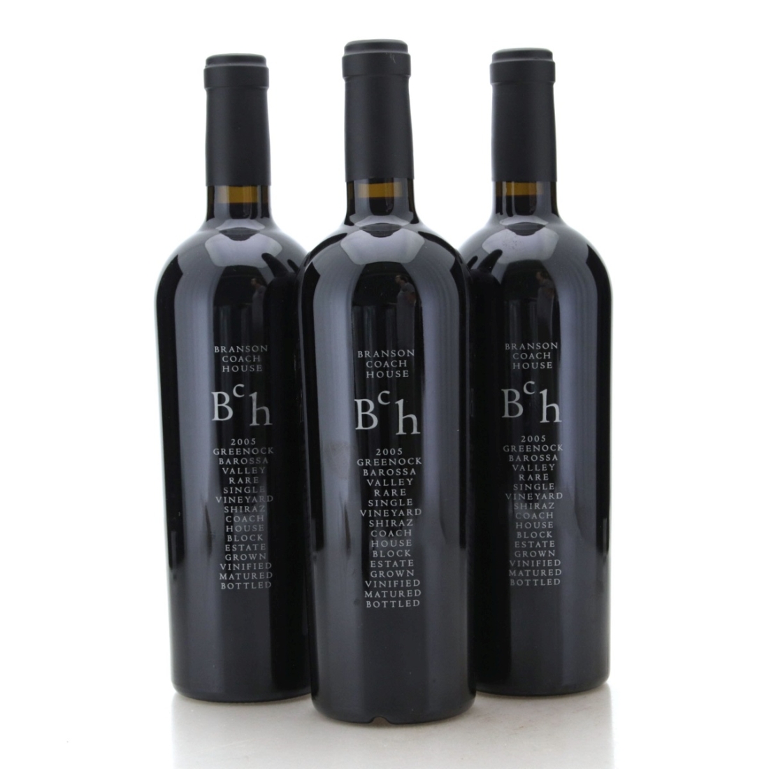 Image for Branson Coach House Greenock Rare Single Vineyard Shiraz 2005 x 3