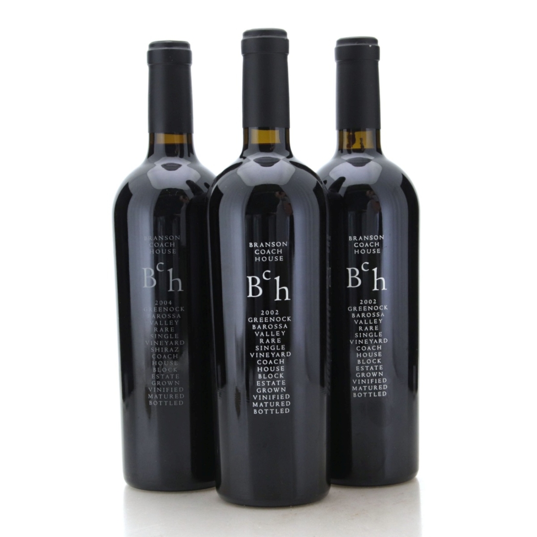 Image for Branson Coach House Greenock Rare Single Vineyard Shiraz 2002 x 3