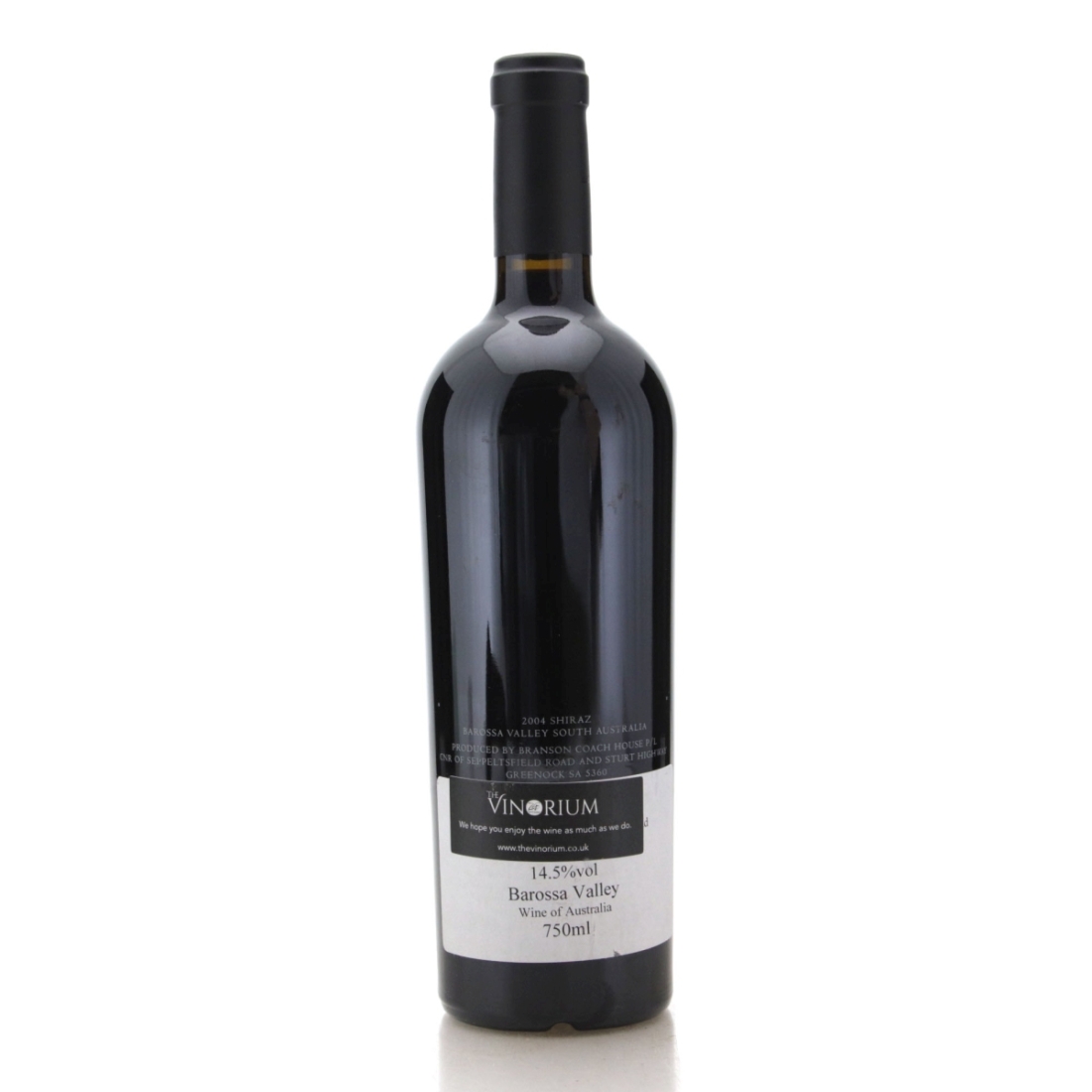 Image for Branson Coach House Greenock Rare Single Vineyard Shiraz 2004