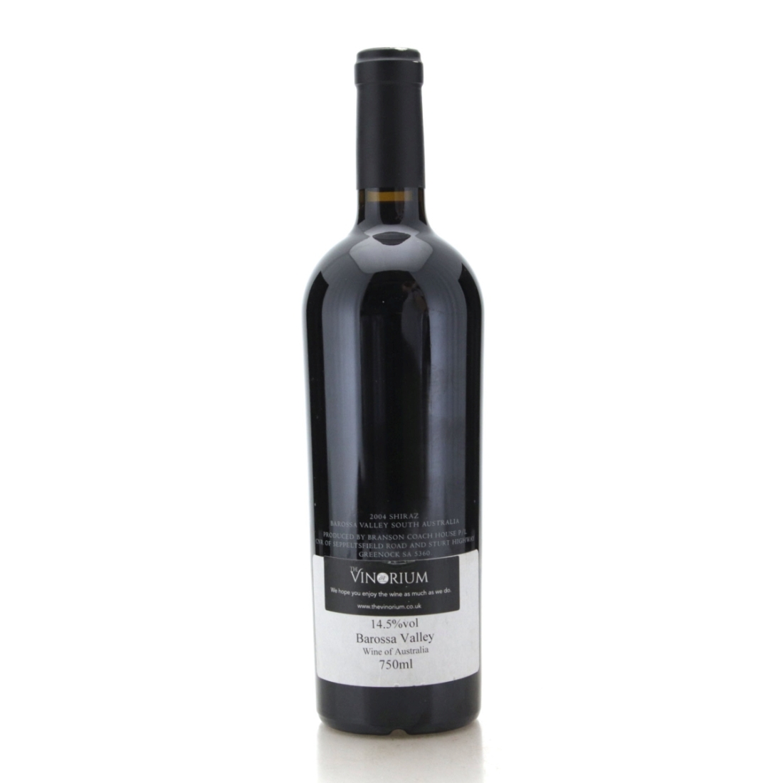 Image for Branson Coach House Greenock Rare Single Vineyard Shiraz 2004