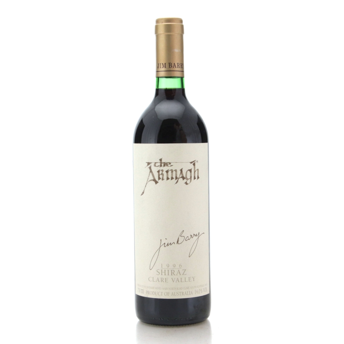 Image for Jim Barry The Armagh Shiraz 1996
