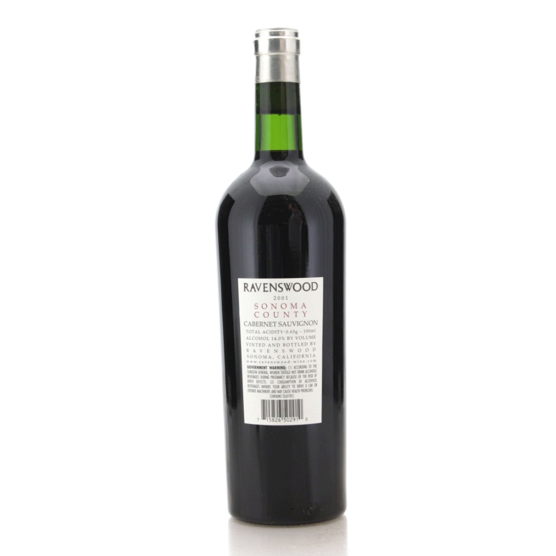 Image for Ravenswood Cabernet Sauvignon 2001