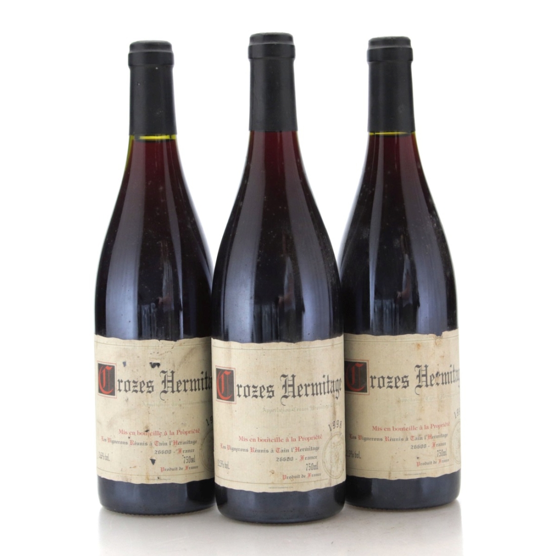 Image for Les Vignerons Reunis a Tain L'Hermitage 1998 x 3