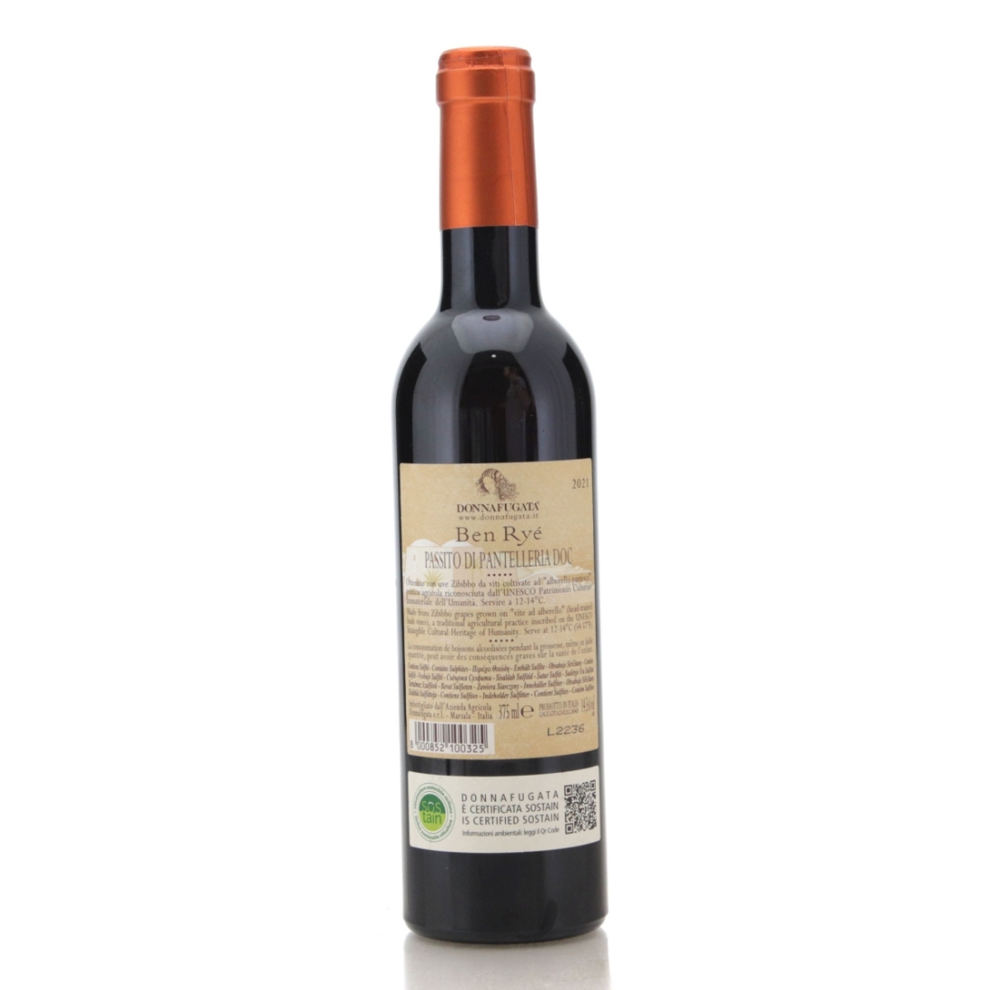 Image for Donnafugata Ben Rye 2021 / Half Bottle