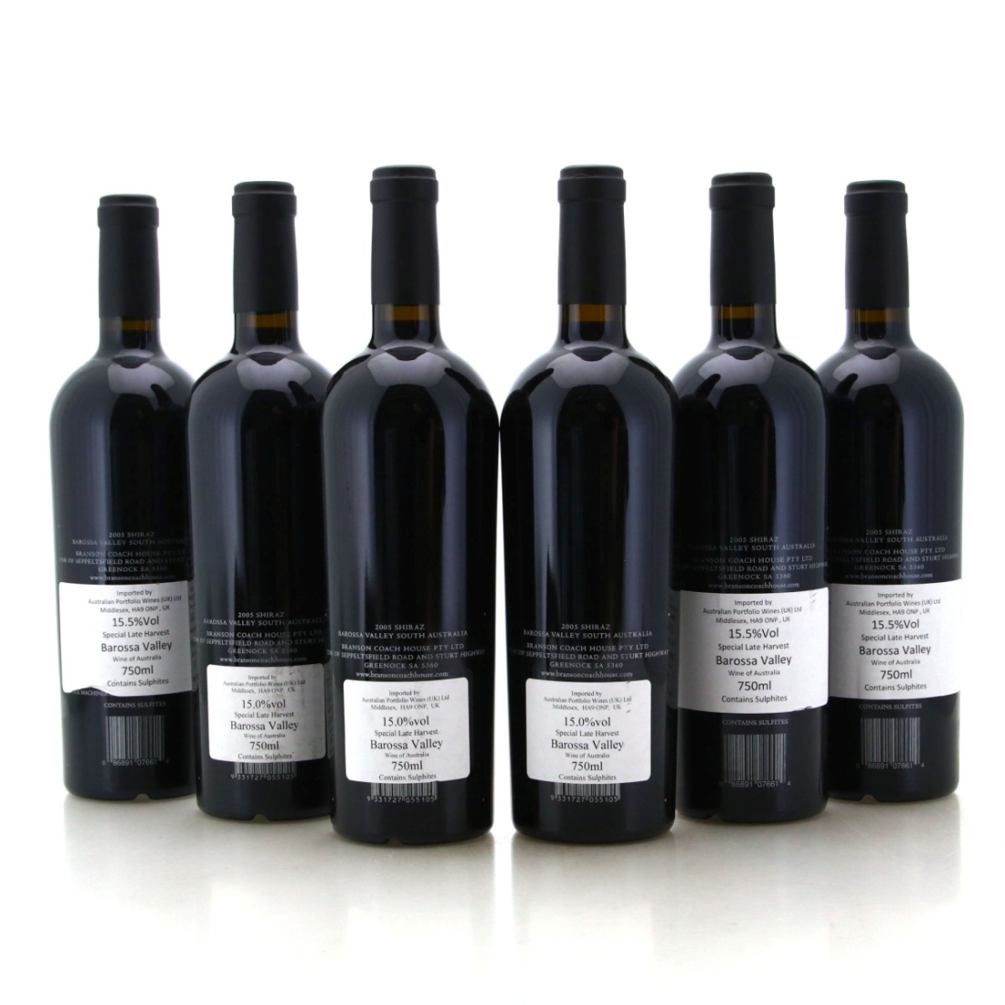 Image for Two Hands Branson Coach House Greenock Rare Single Vineyard Shiraz 2005 x 6