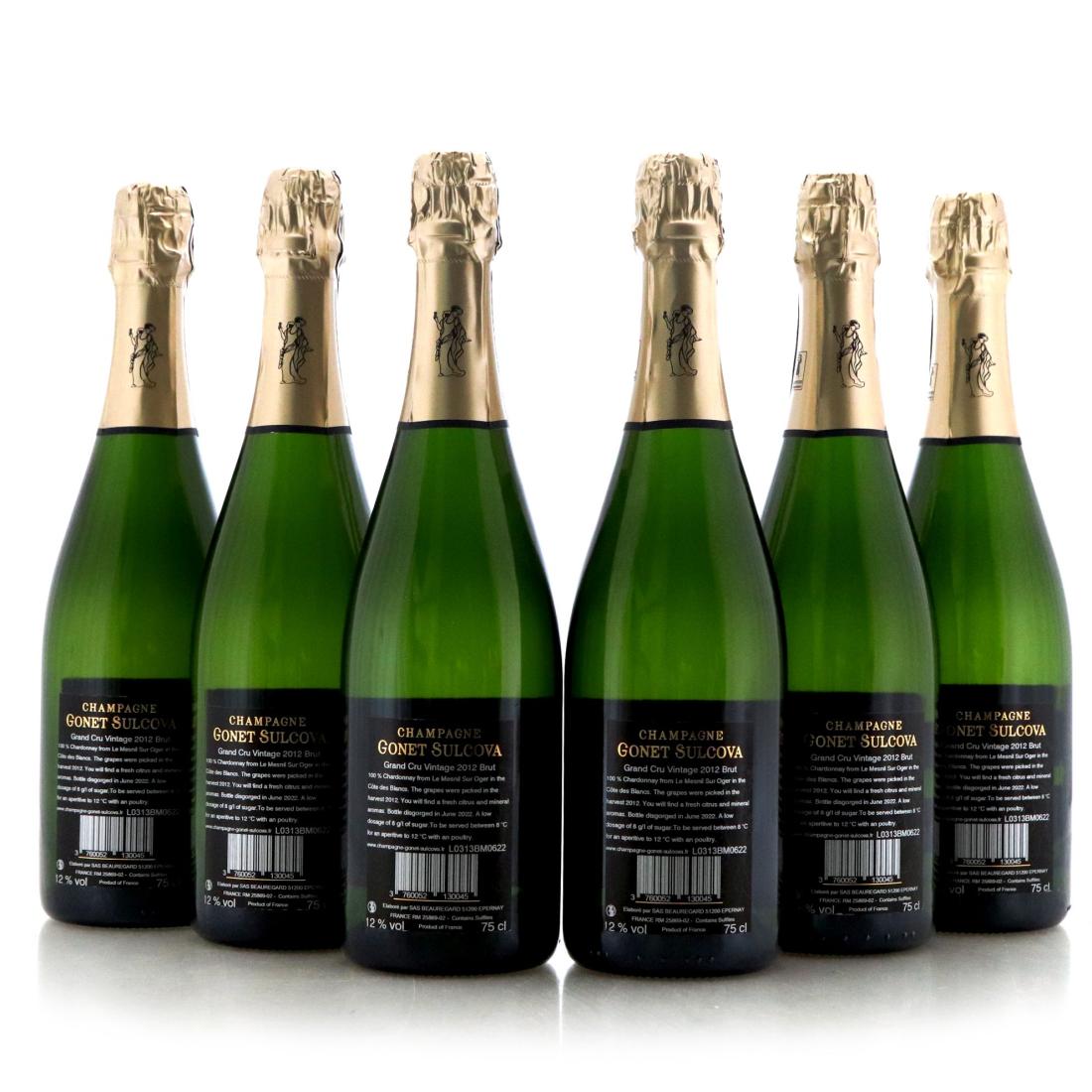 Image for Gonet Sulcova Le Mensil 2012 Vintage Champagne x 6