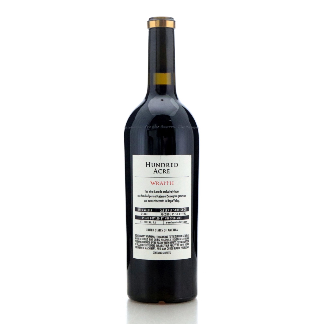 Image for Hundred Acre Wraith Cabernet Sauvignon 2017