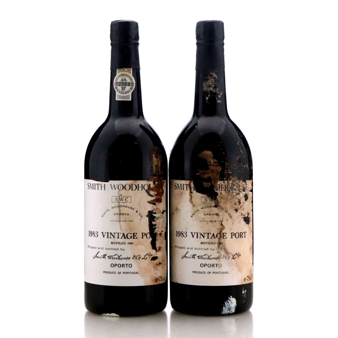 Image for Smith Woodhouse & Co. 1983 Vintage Port x 2
