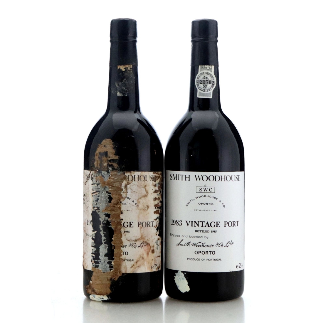 Image for Smith Woodhouse & Co. 1983 Vintage Port x 2