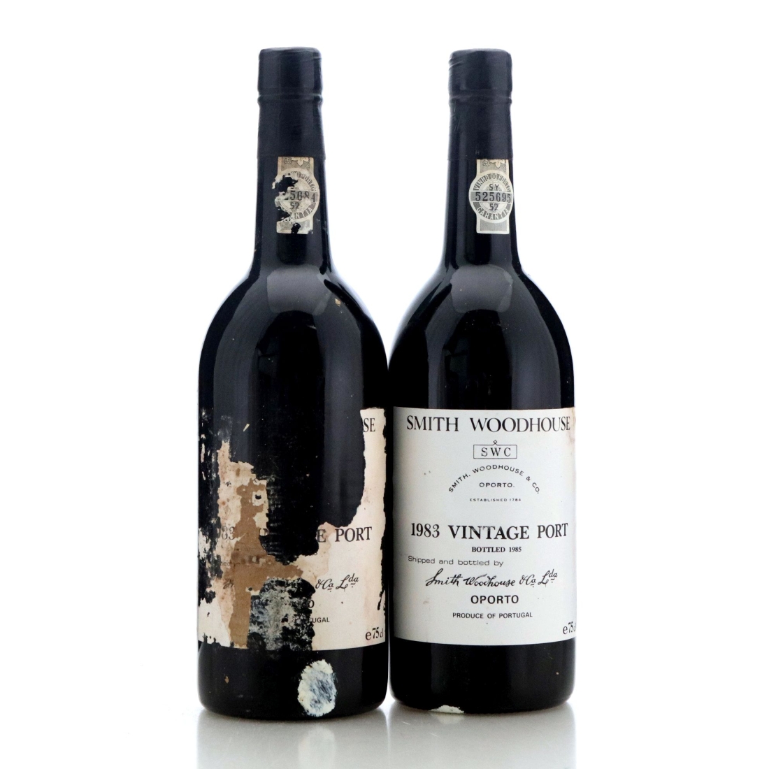 Image for Smith Woodhouse & Co. 1983 Vintage Port x 2