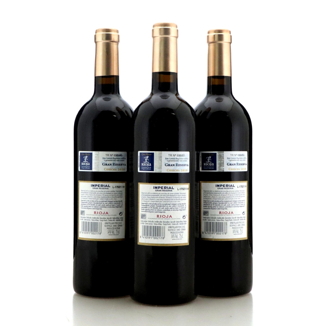 Image for CVNE Imperial 2010 x 3