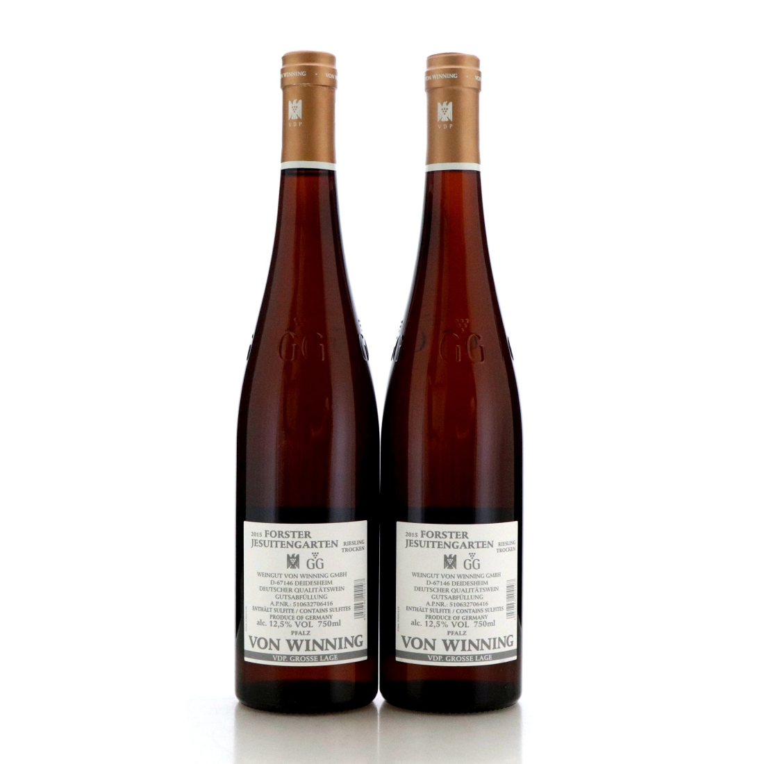 Image for Von Winning Jesuitengarten Riesling Trocken GG 2015 x 2