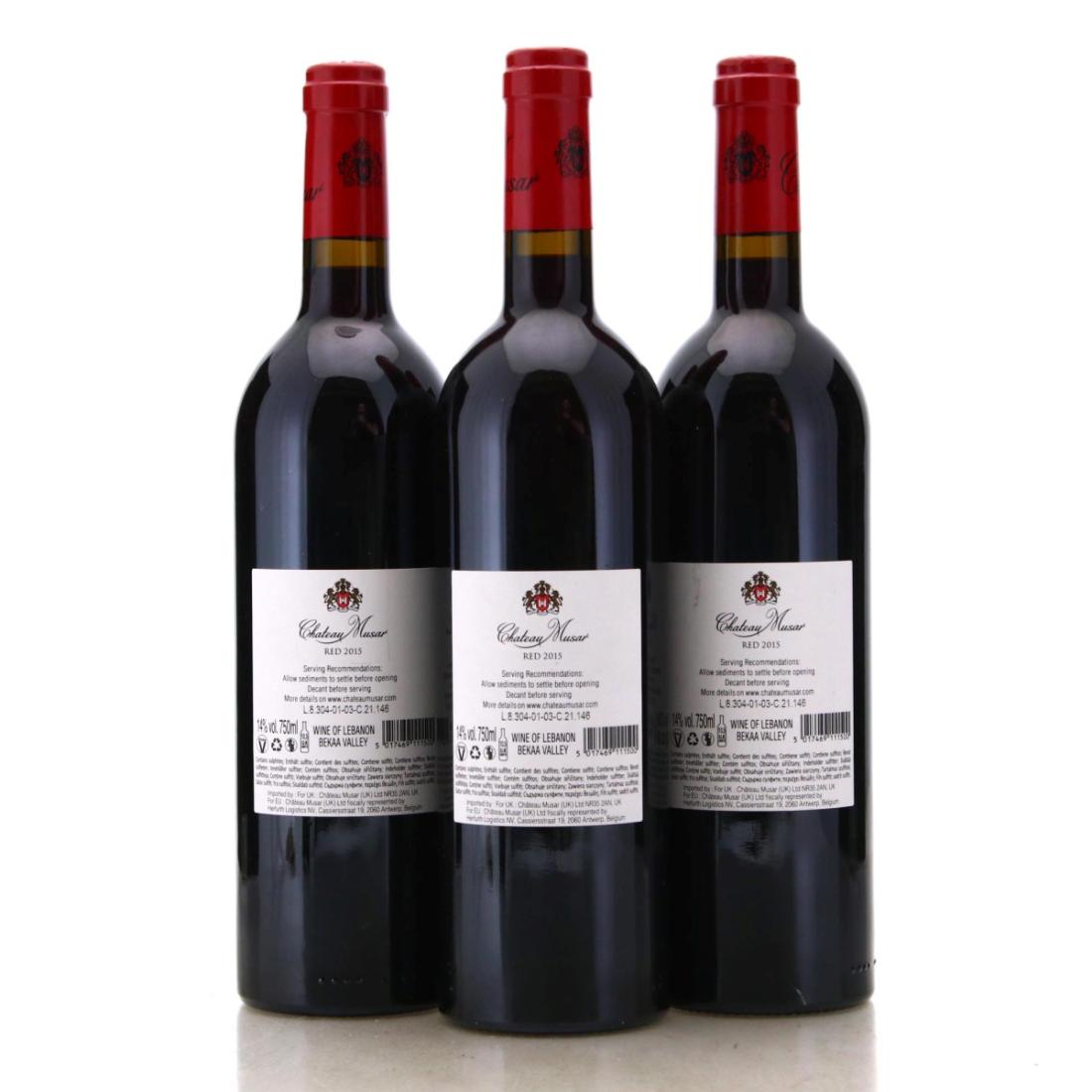 Image for Chateau Musar 2015  x 3