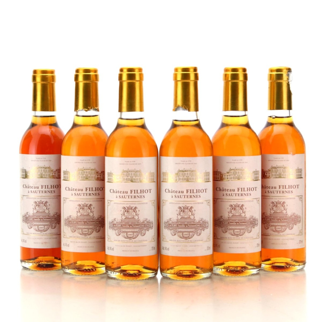 Image for Château Filhot 1997 x 6 / Half Bottle