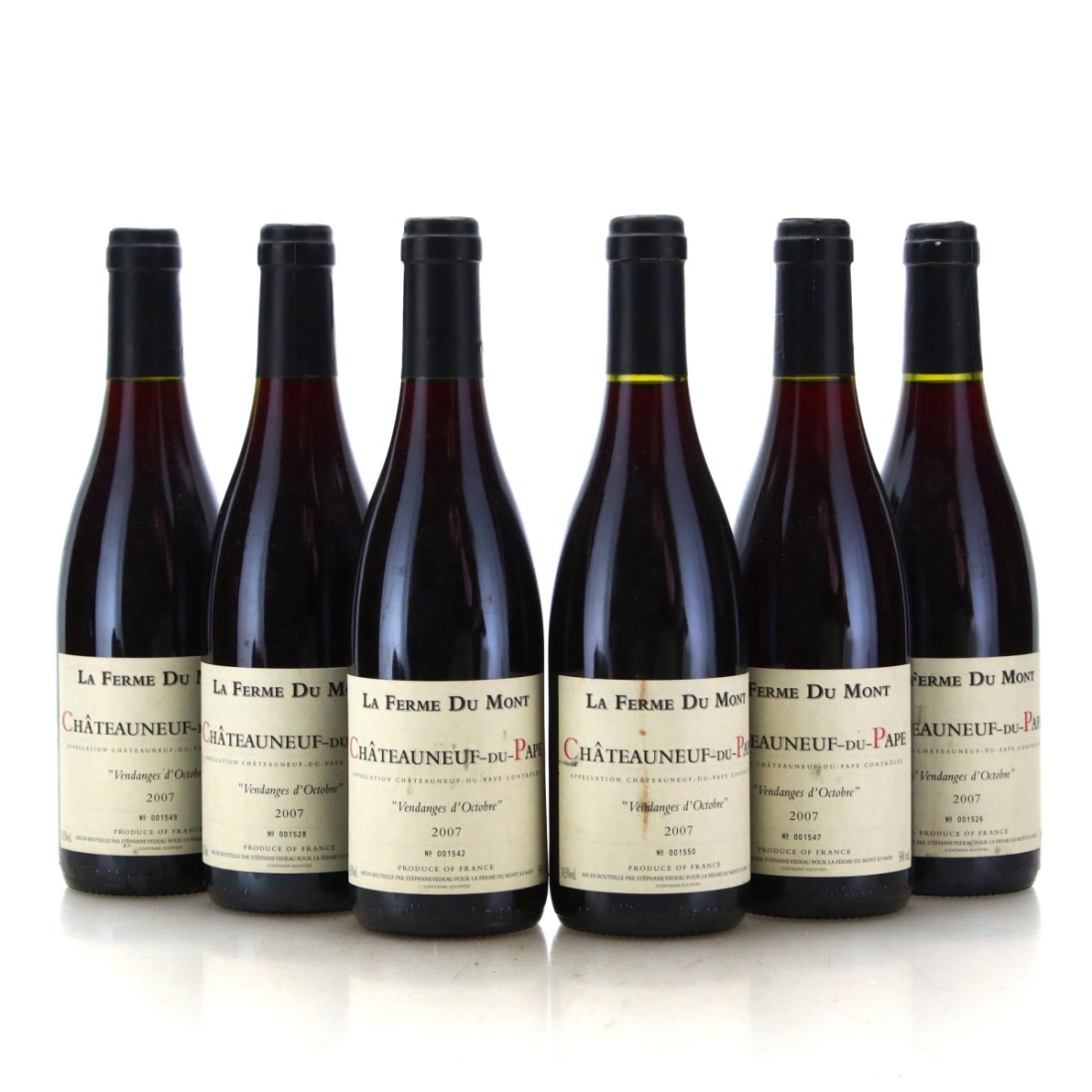 Image for La Ferme du Mont Vendanges d'Octobre 2007 x 6 / Half Bottle