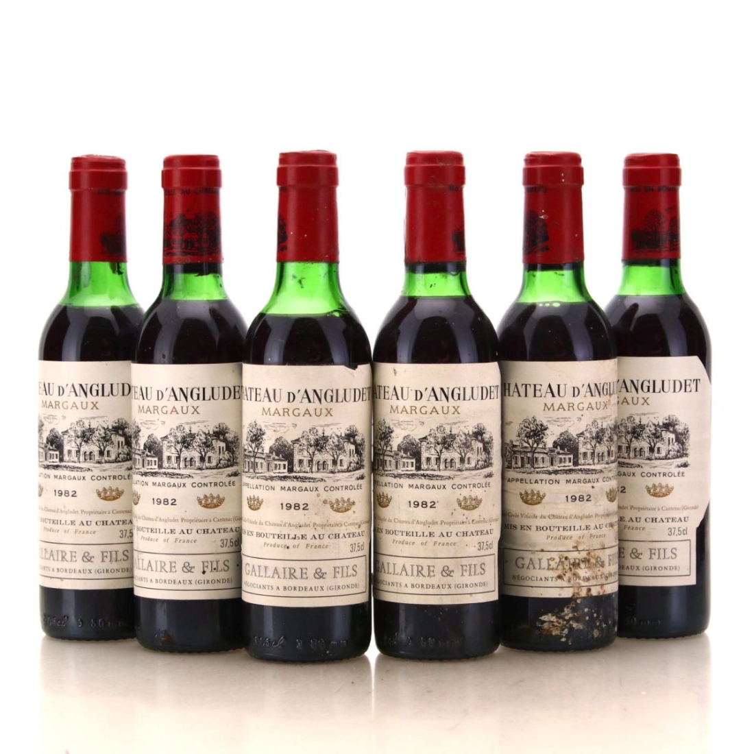 Image for Château d`Angludet 1982 x 6 / Half Bottle