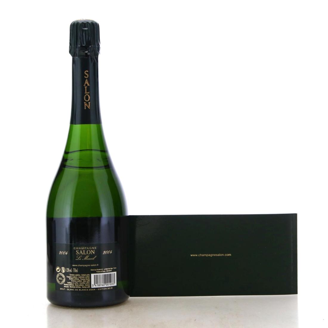 Image for Salon Cuvee S Le Mesnil Blanc-de-Blancs Brut 2004 Vintage Champagne