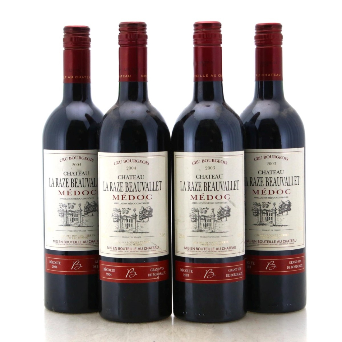 Image for Château La Raze Beauvallet 2000s x 4
