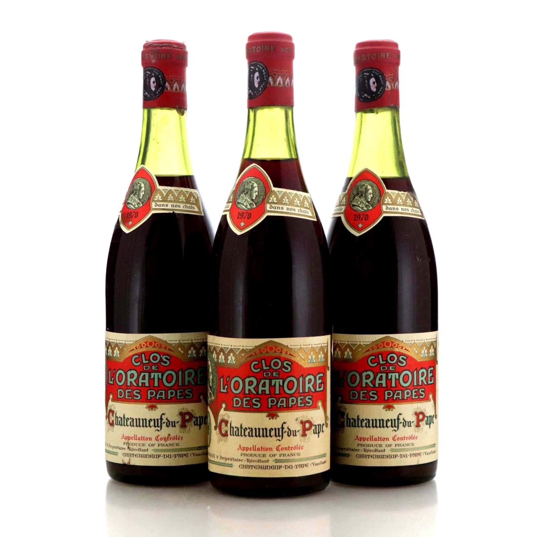 Image for Clos de l'Oratoire des Papes 1970 x 3
