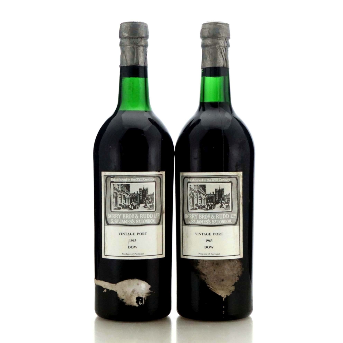 Image for Dow 1963 Vintage Port / Berry Bros and Rudd x 2