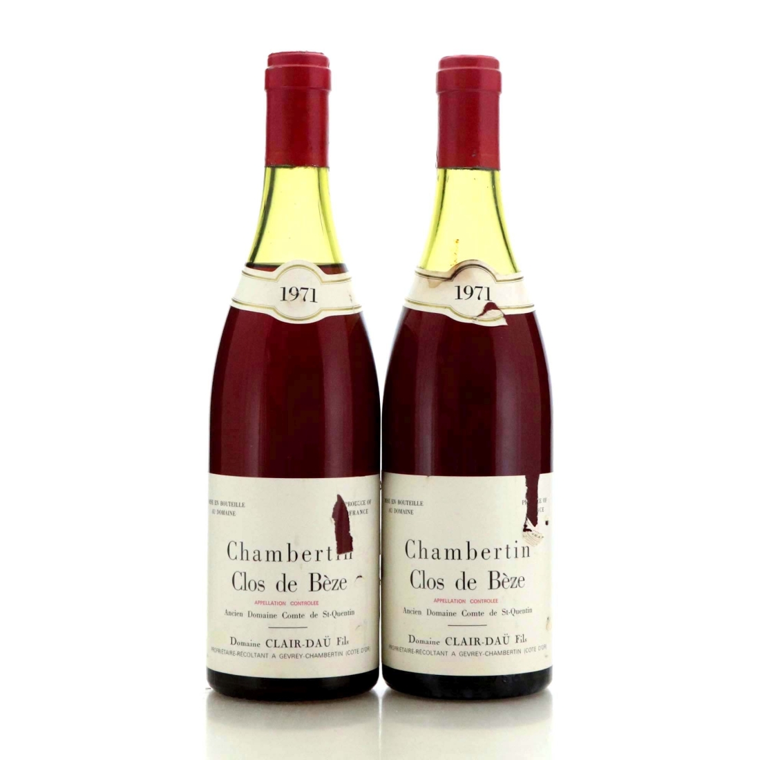 Image for Domaine Clair-Daü Clos De Bèze 1971 Chambertin x 2