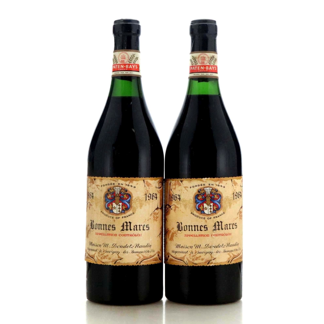 Image for Doudet Naudin 1964 Bonnes-Mares Grand-Cru x 2