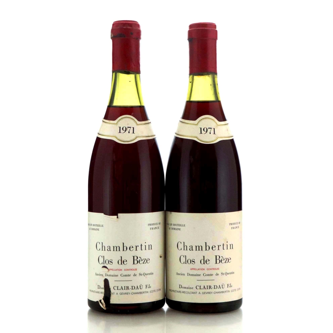 Image for Domaine Clair-Daü Clos De Bèze 1971 Chambertin x 2
