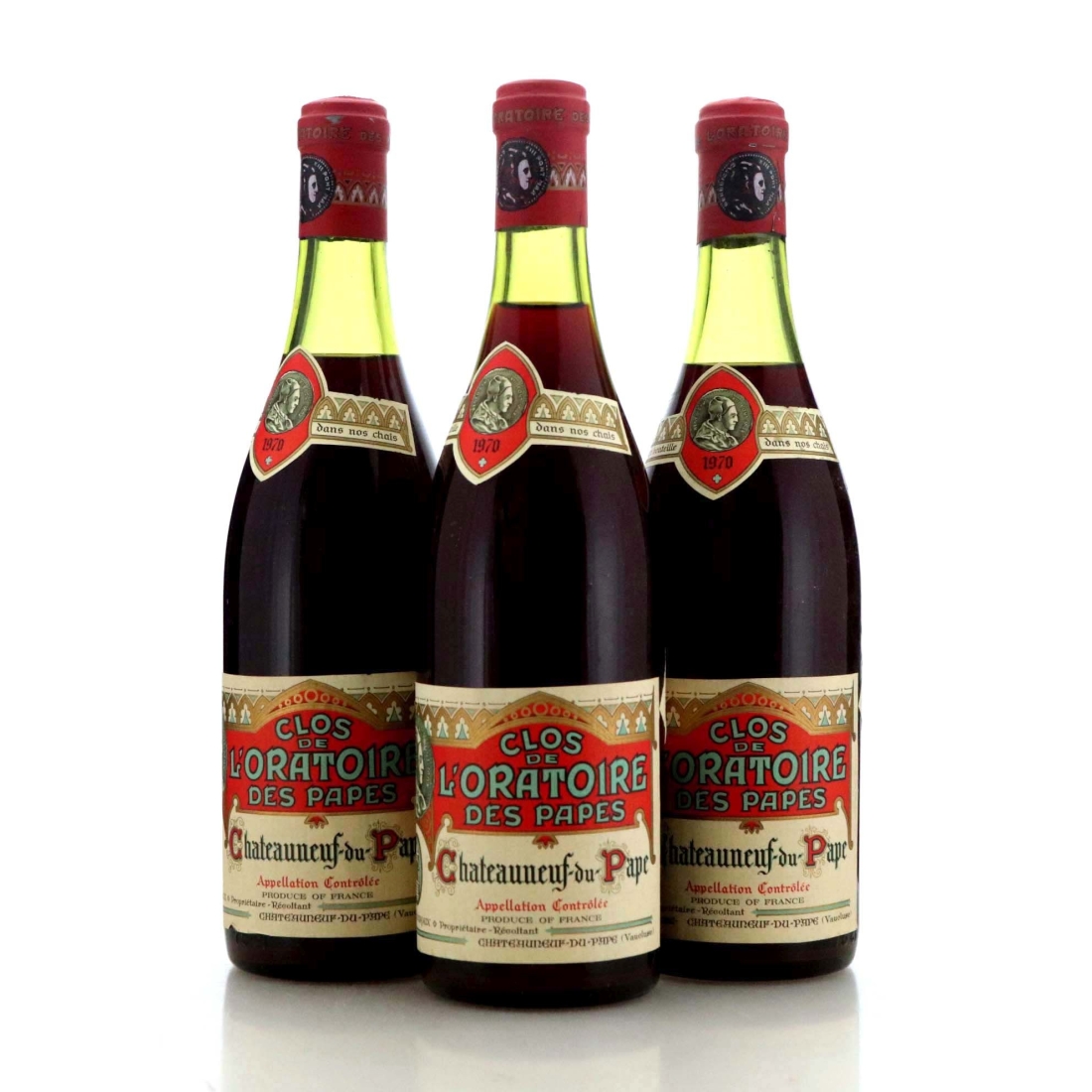 Image for Clos de l'Oratoire des Papes 1970 x 3