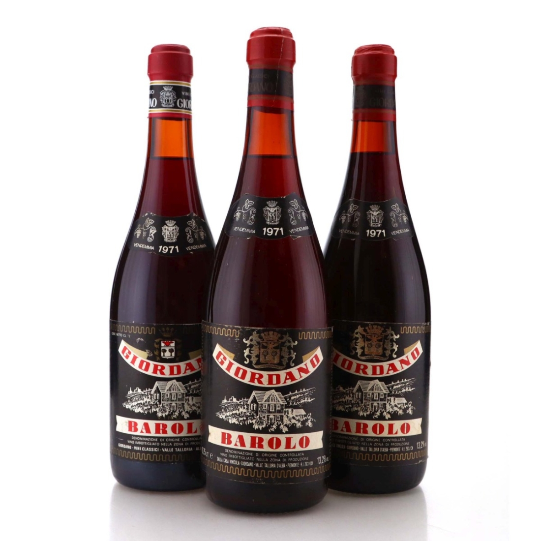Image for Giordano 1971 Barolo x 3