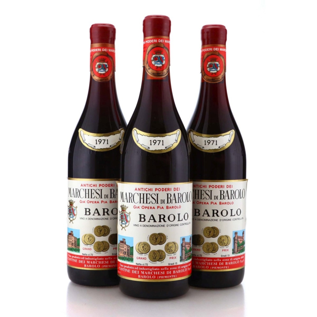 Image for Marchesi Di Barolo 1971 Barolo x 3
