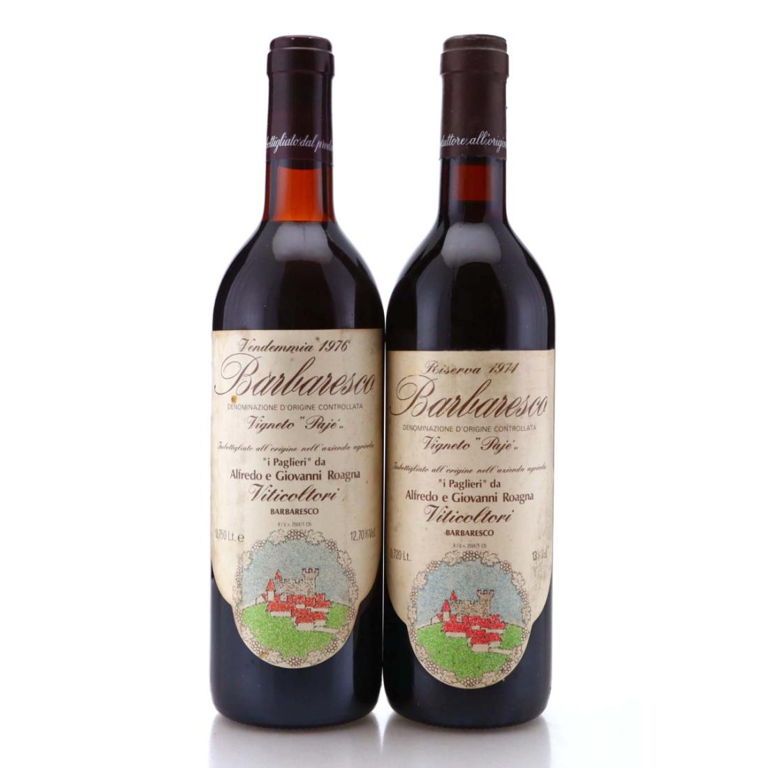 Image for I Paglieri Paje Barbaresco 1974 & 1976