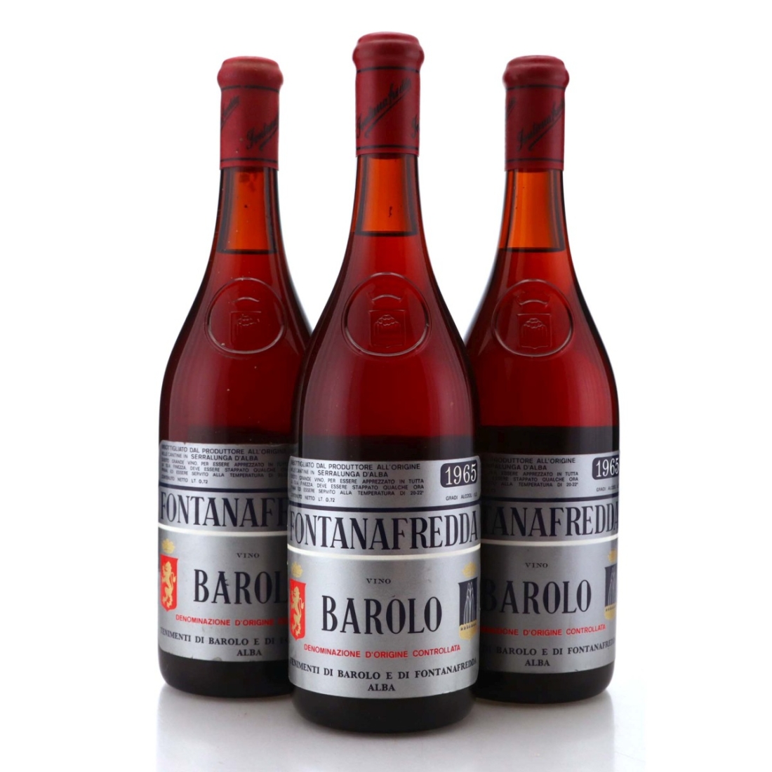 Image for Fontanafredda 1965 Barolo x 3