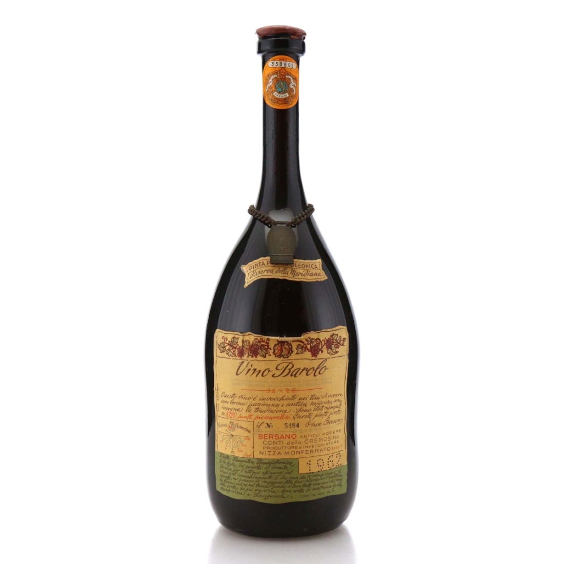 Image for Bersano Pinta Prenapoleonica 1962