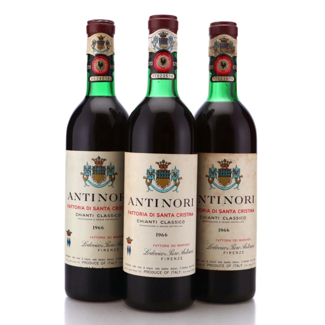 Image for Antinori Santa Cristina 1966 Chianti Classico x 3