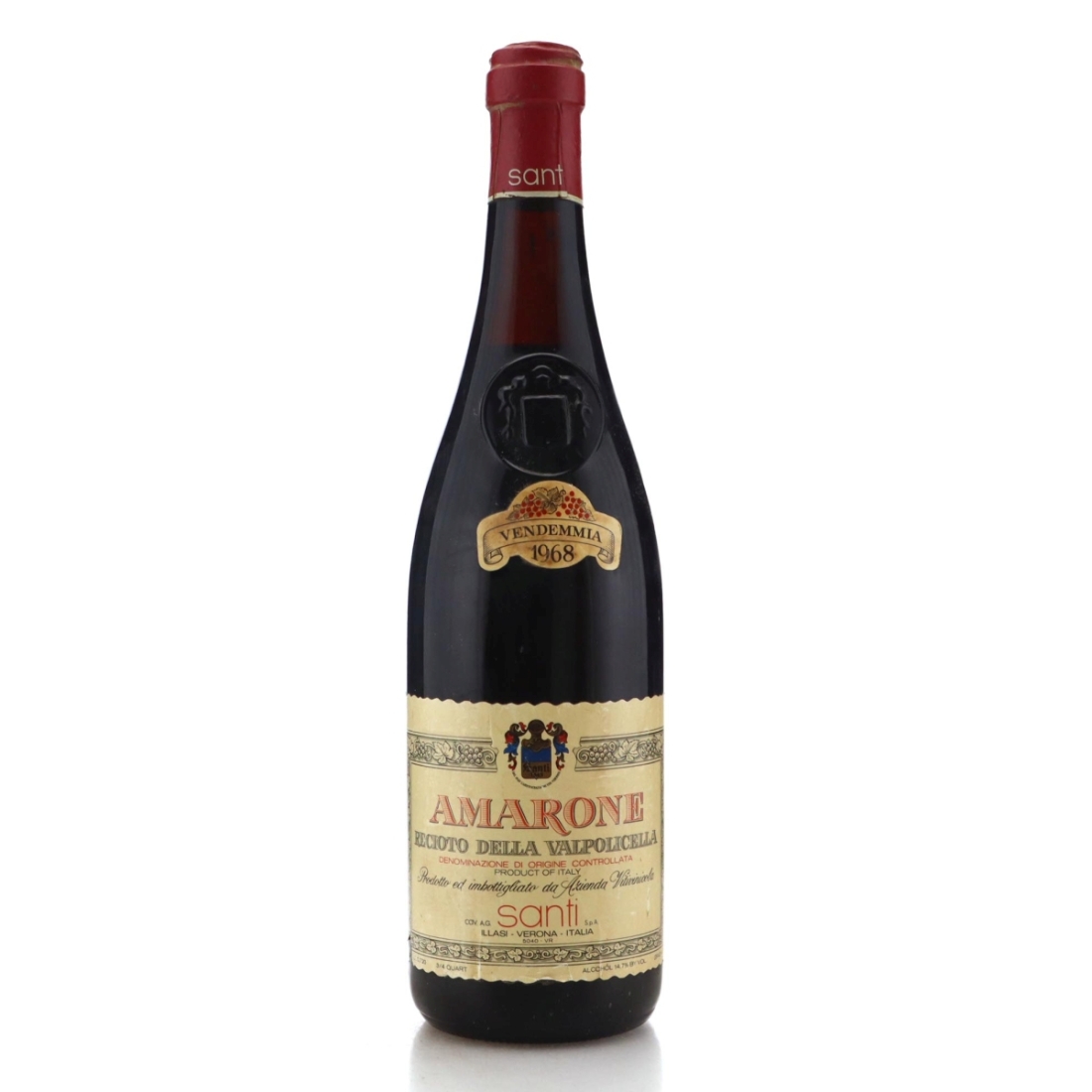 Image for Santi Recioto Della Valpolicella 1968 Amarone