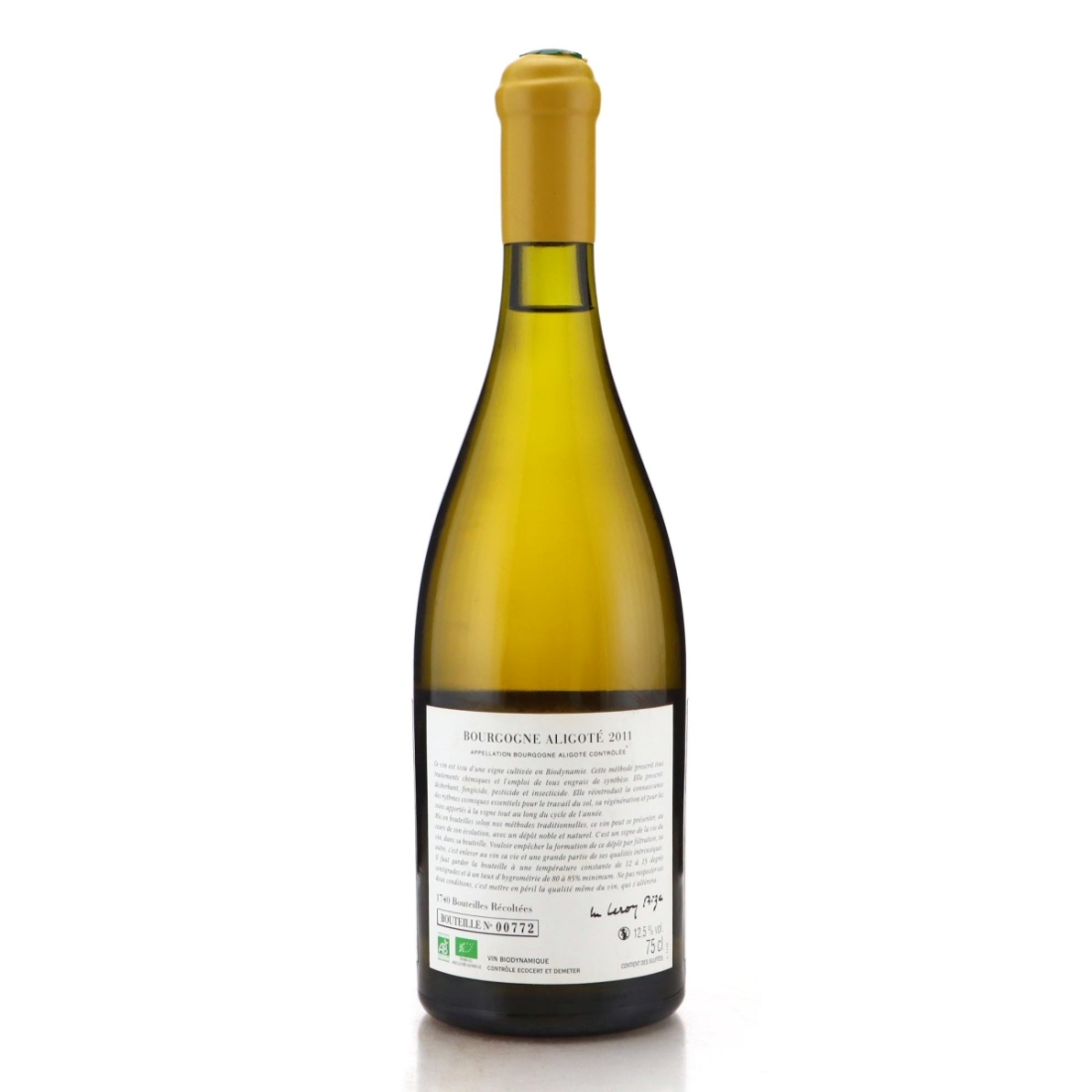 Image for Domaine d'Auvenay Bourgogne Aligoté Sous Châtelet 1997