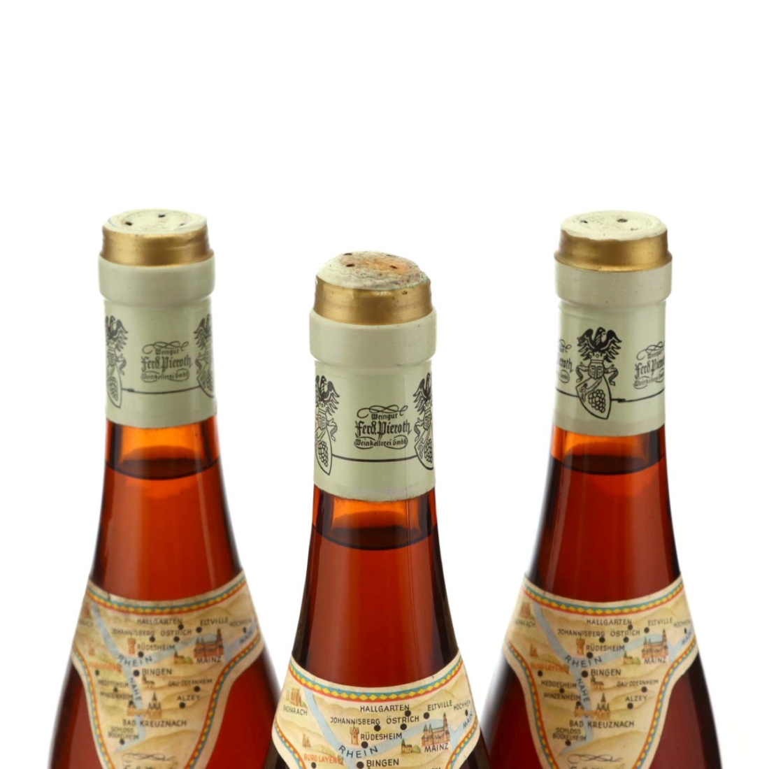 Image for Pieroth Rüdesheimer Rosengarten Riesling 1967er x 3