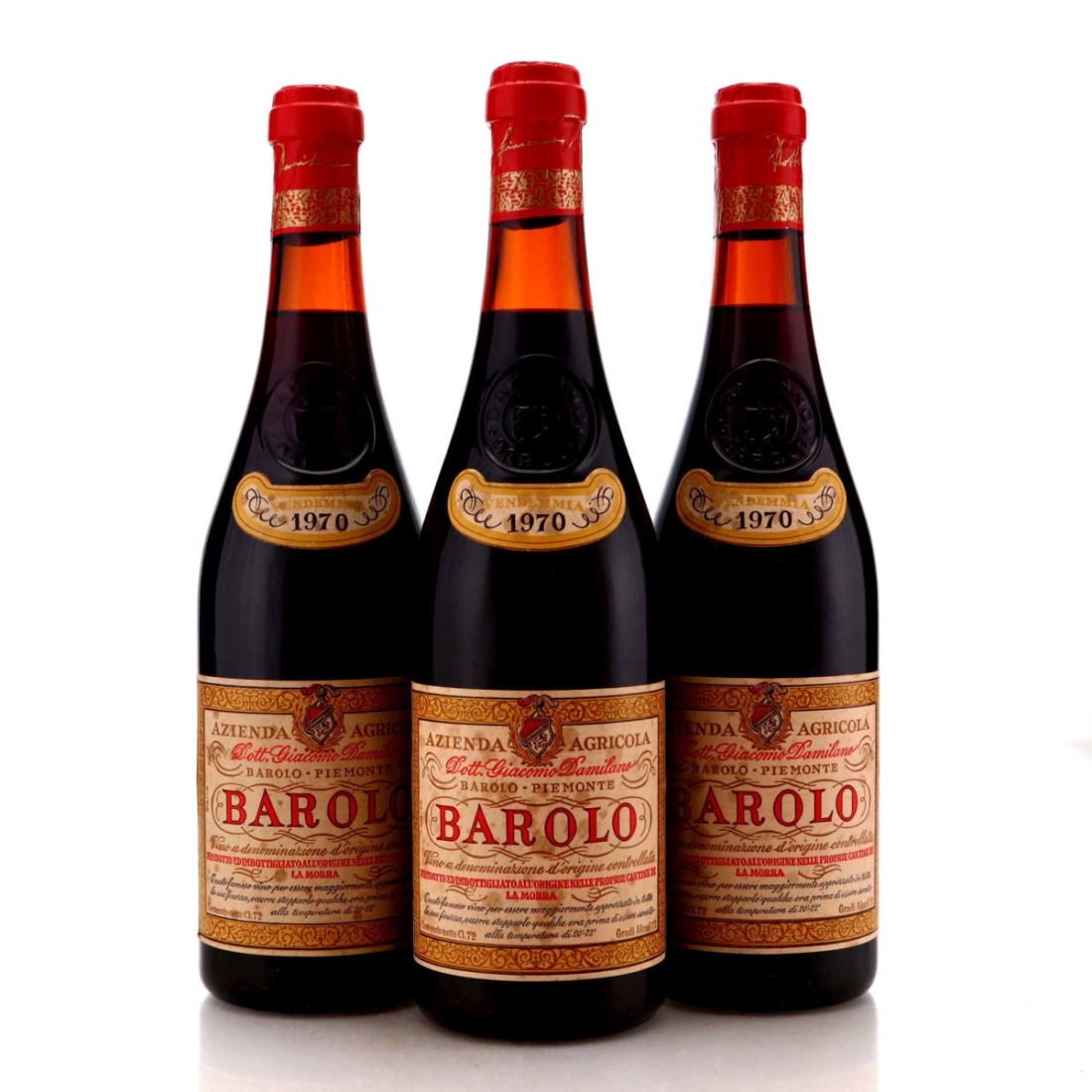 Image for G.Damilano Barolo 1970 x 3