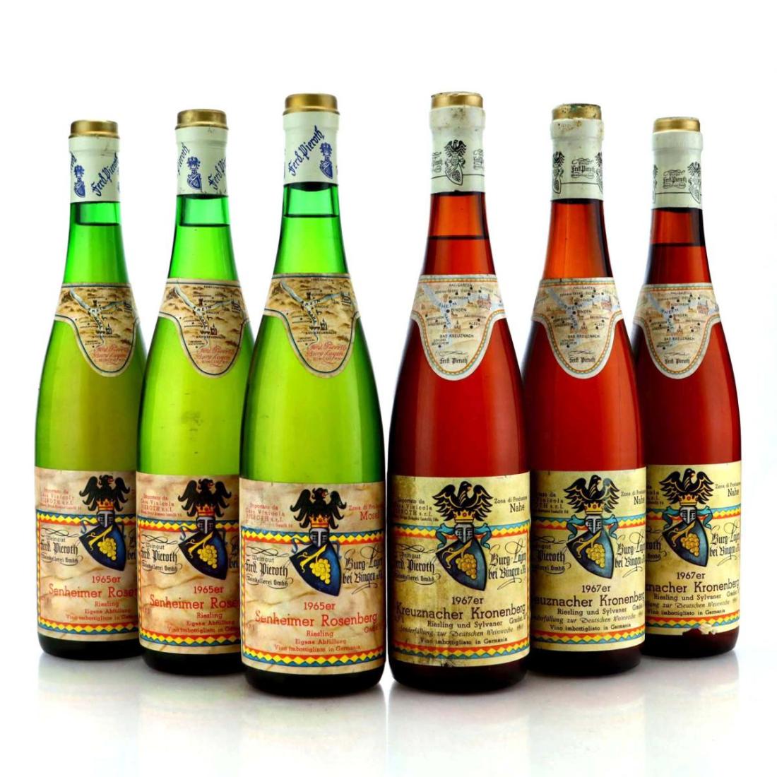 Image for Assorted Pieroth Riesling Wines 1960s x 6
