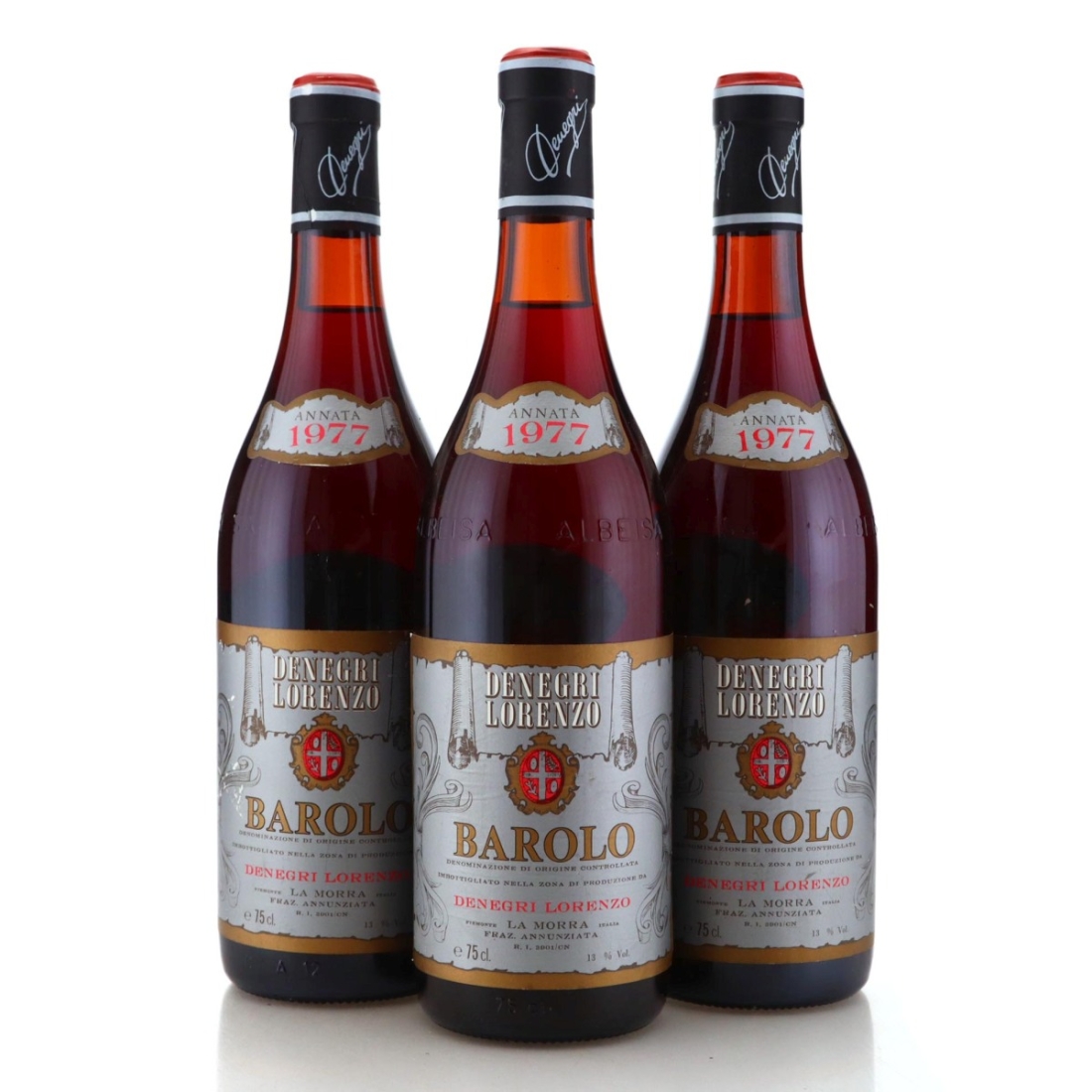 Image for Denegri Lorenzo Barolo 1977 La Morra x 3