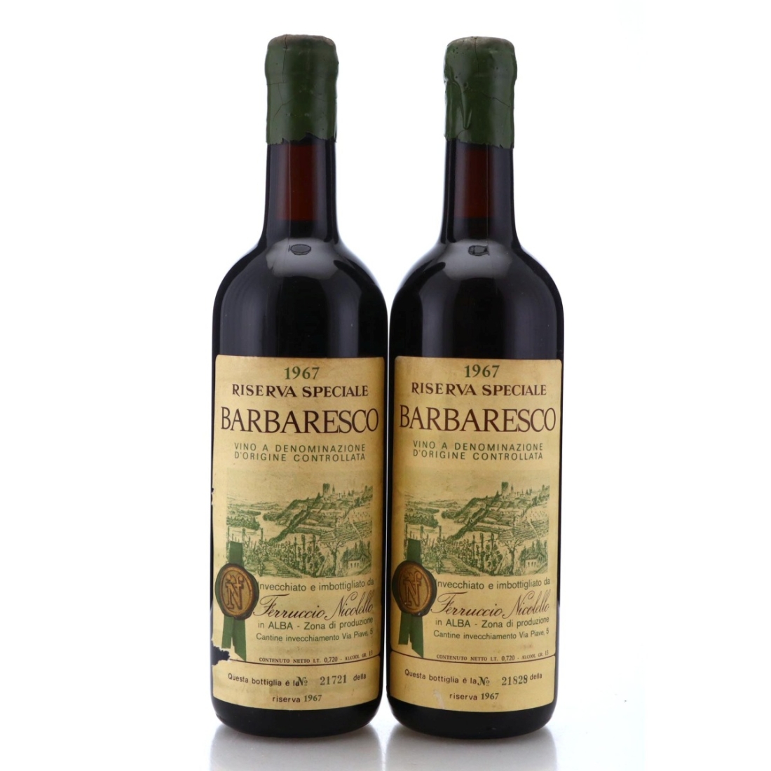 Image for Ferruccio Nicolello Barbaresco 1967 Riserva Speciale x 2