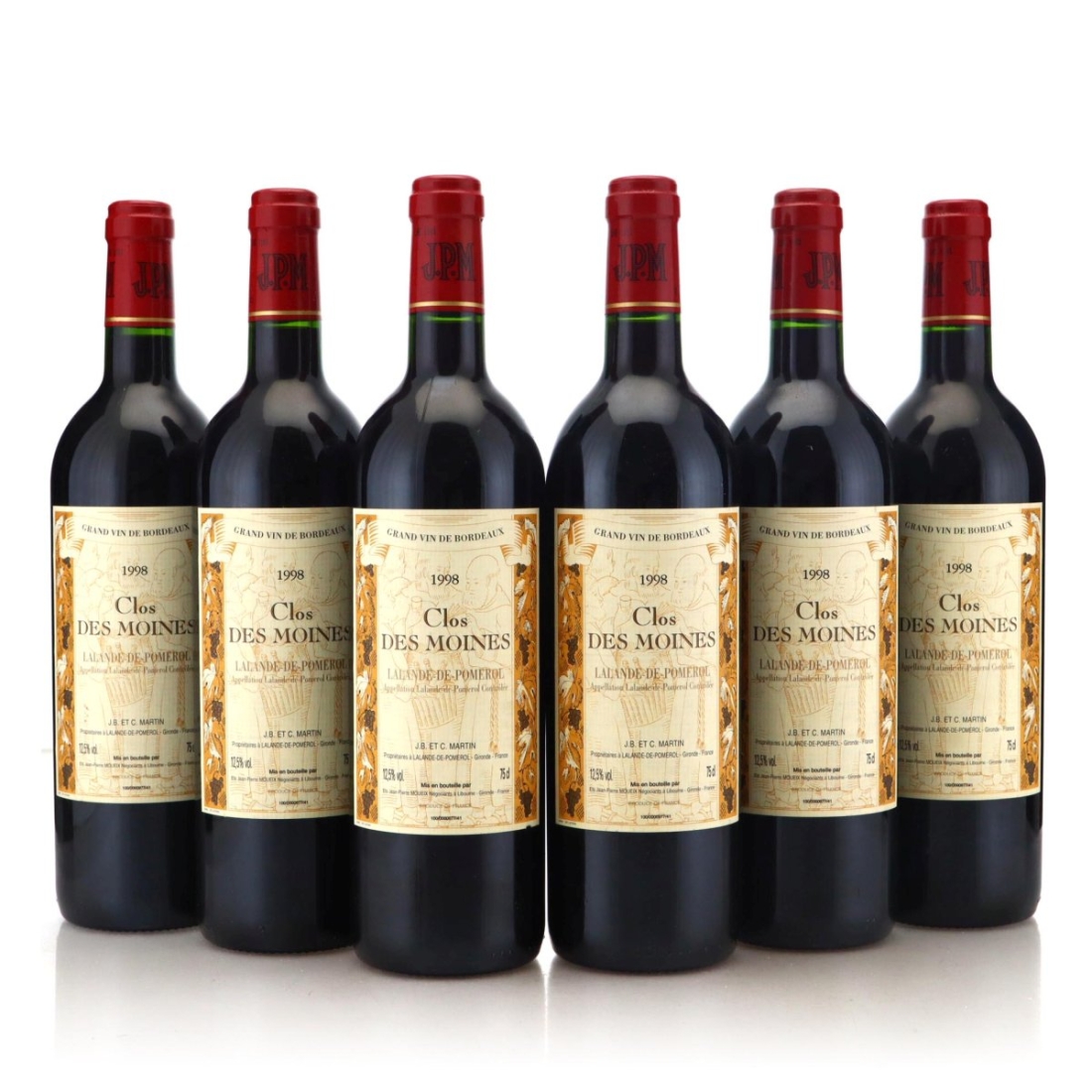 Image for Clos des Moines 1998 x 6