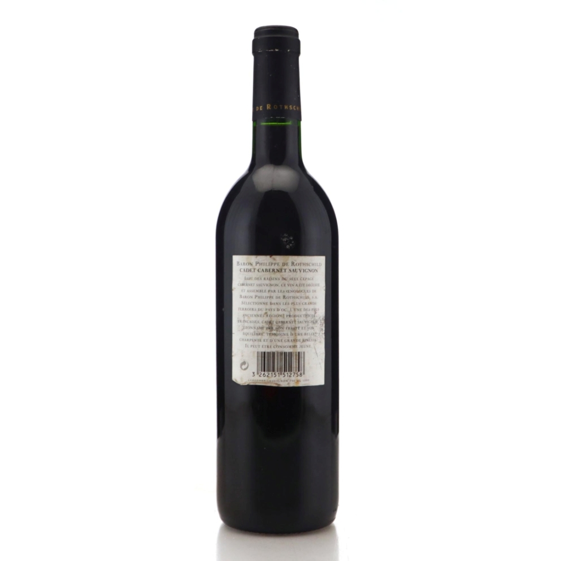 Image for Baron Philippe de Rothschild Cadet Cabernet Sauvignon 1999