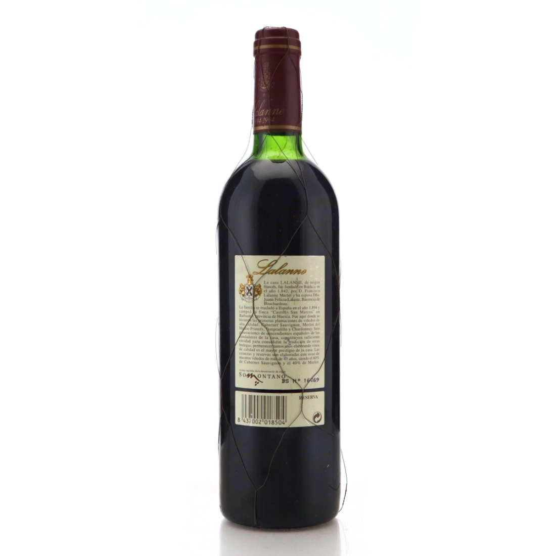 Image for Bodegas Lalanne Somontano 1995
