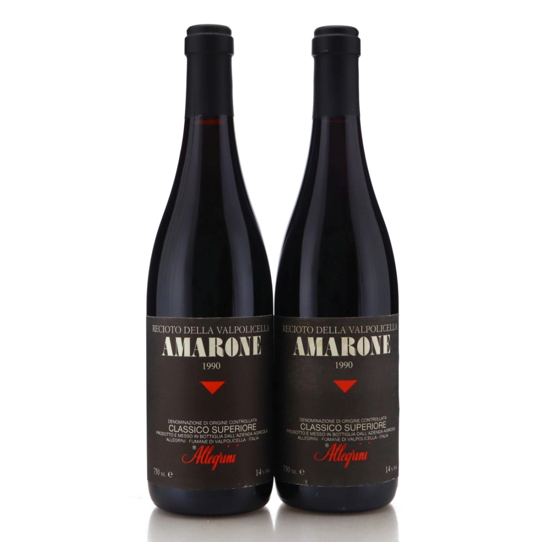 Image for Allegrini 1990 Amarone della Valpolicella x 2