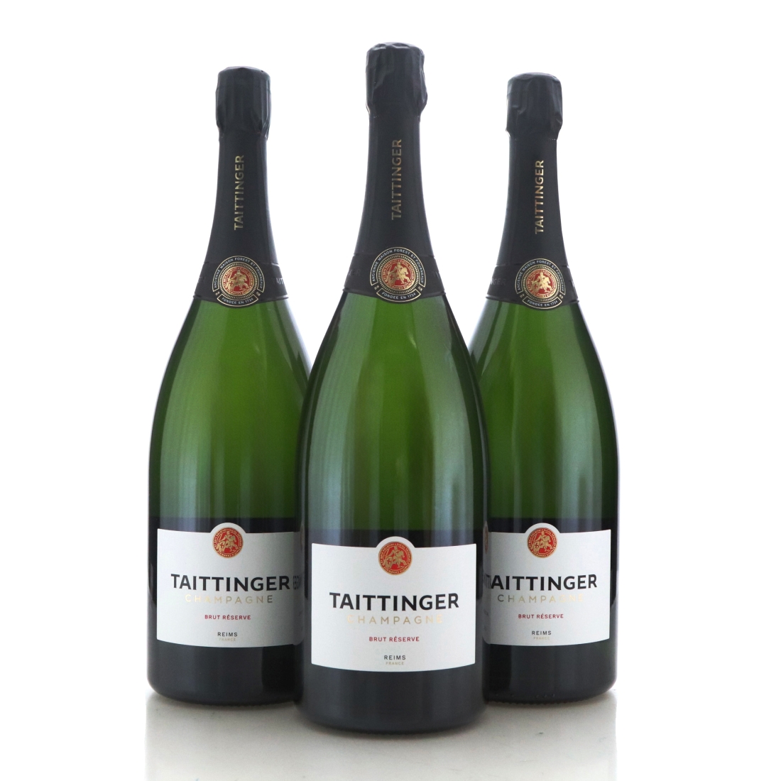 Image for Taittinger Brut Réserve Champagne x 3 / Magnum