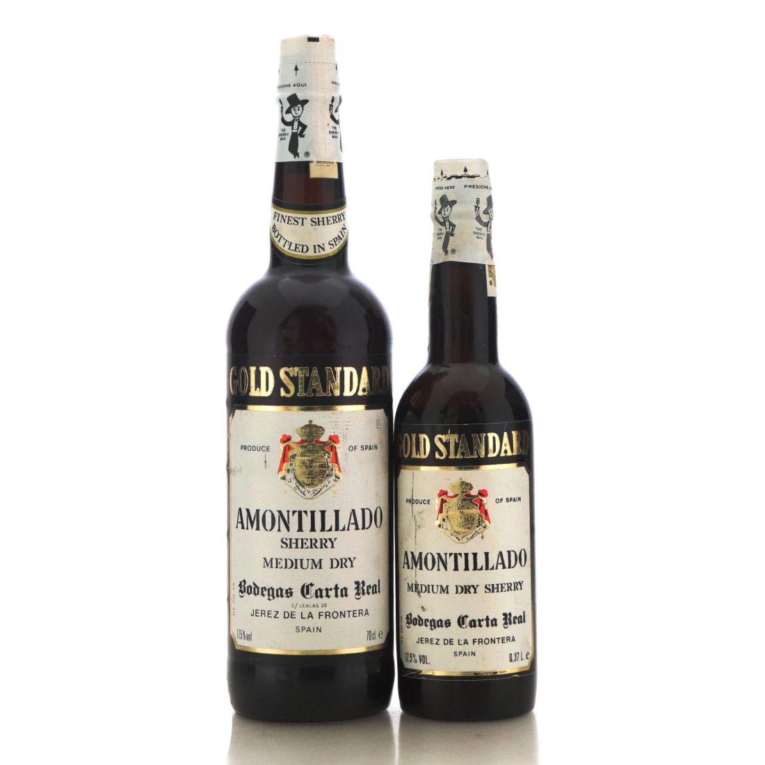 Image for Bodegas Carta Real Amontillado Medium Dry Sherry x 2