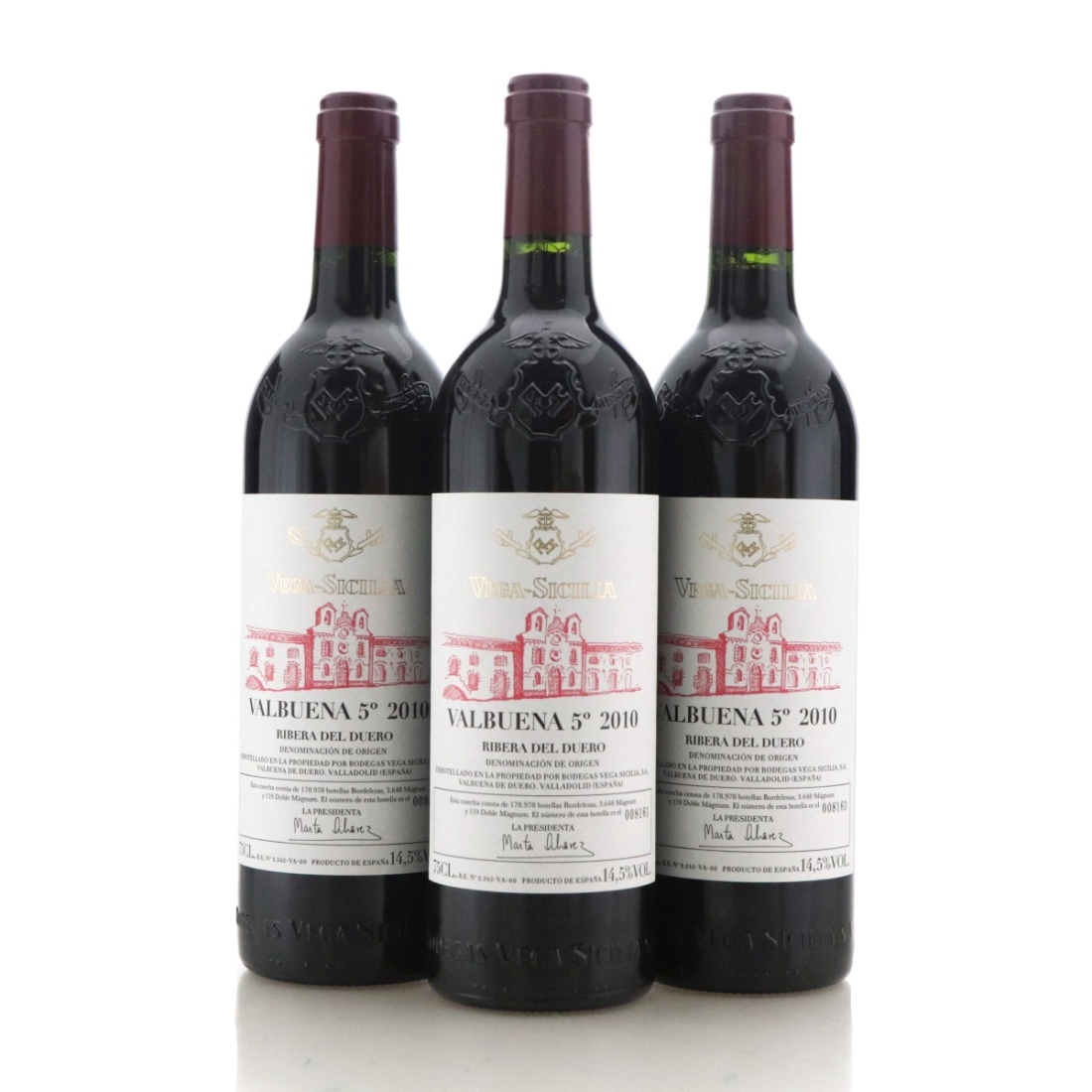 Image for Vega Sicilia Valbuena 5 Ano 2010 x 3